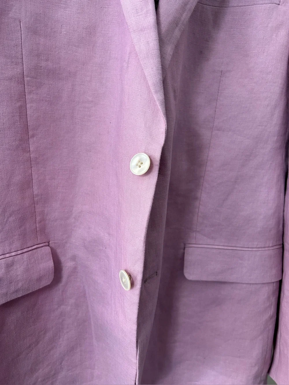 Ralph Lauren Light Pink Linen Blazer